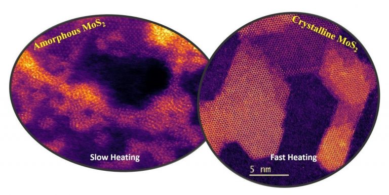 Diffusion of atomic thin layer in different environment: MoS2