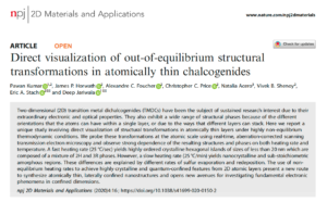 Publications – Nanoscale Characterization of Energy Materials